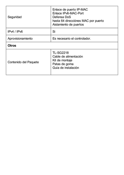 Switch Omada SDN Administrable / 16 puertos Gigabit y 2 puertos SFP / Funciones sFlow, QinQ y QoS / Administración centralizada OMADA