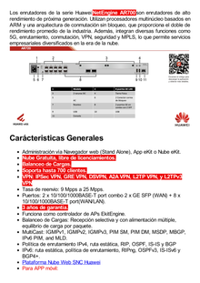 Router Empresarial / 2 puertos 10/100/1000 Mbps combo 2 puerto SFP (WAN) / 8 puerto 10/100/1000 Mbps(WAN/LAN) / Rendimiento 4 Gbps / VPN / Balanceo de Cargas / Hasta 700 Clientes / Administración Nube Gratis