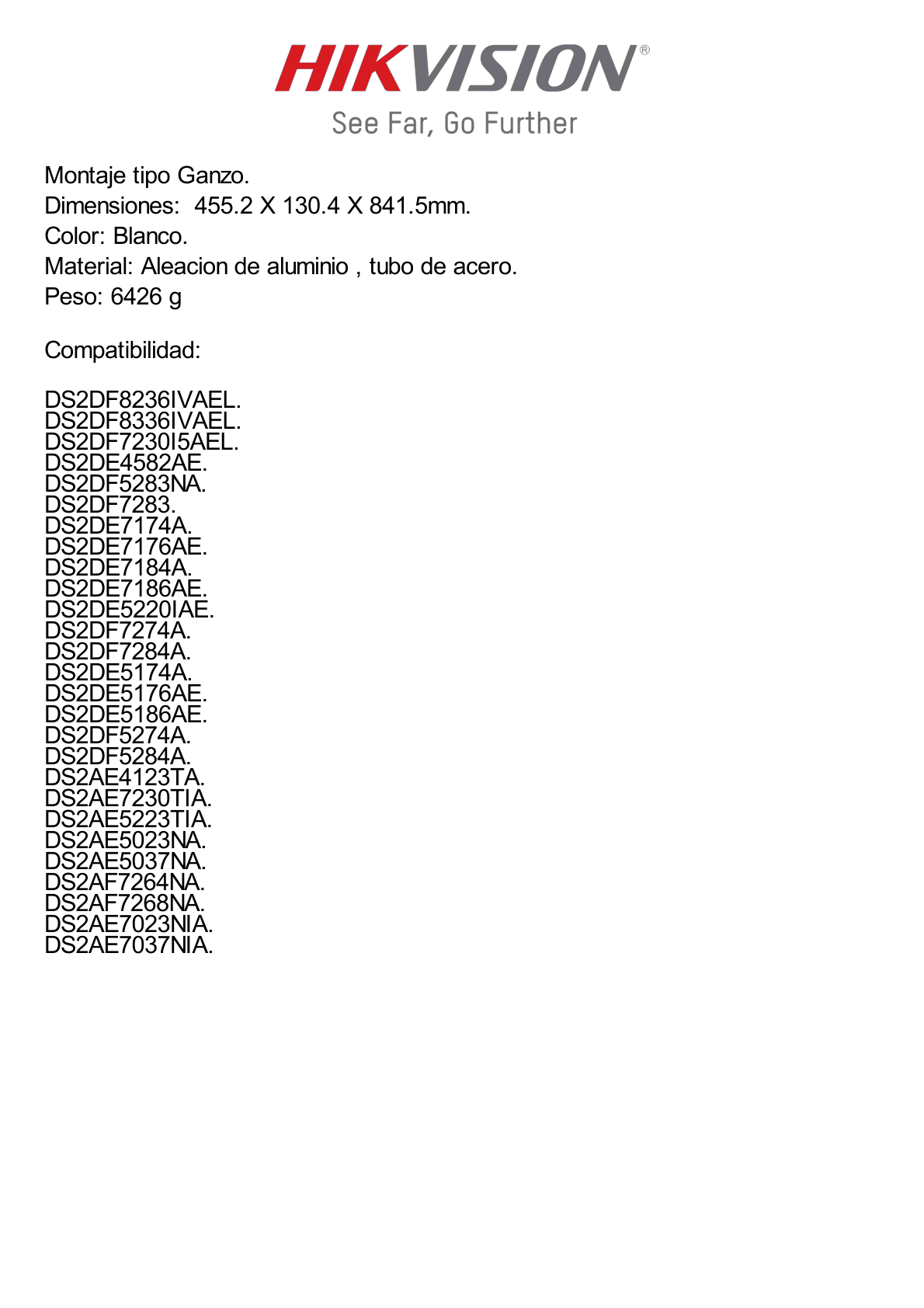 Montaje Tipo Ganzo para PTZ epcom y HIKVISION