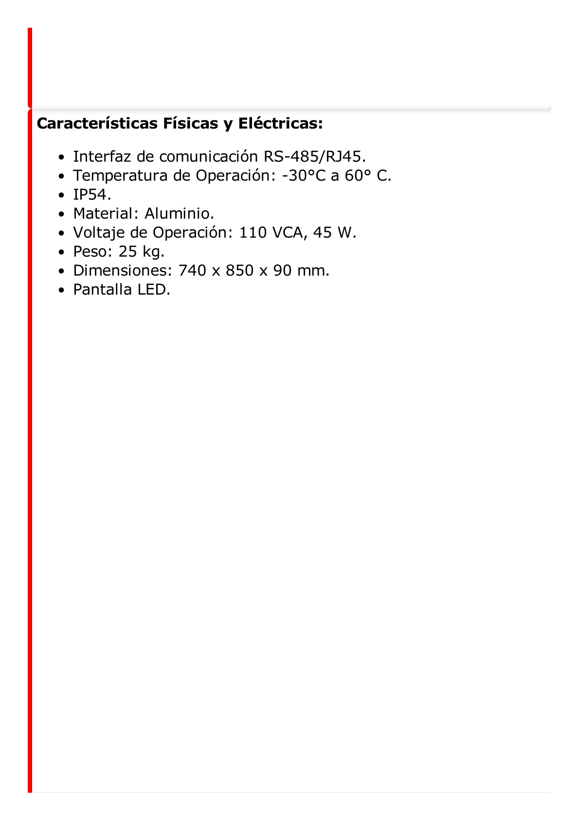 Pantalla LED para Aplicación de Estacionamientos / Indicador de Estados como Exceso de Velocidad, Velocidad Normal