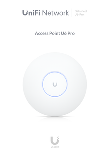 UBIQUITI U6-PRO PUNTO DE ACCESO WI-Fi 6 PRO / MIMO 4X4  / DOBLE BANDA 802.11AX/ INTERIOR/ TASA DE TRANSF .DE HASTA 4.8GBPS EN 5GHz/