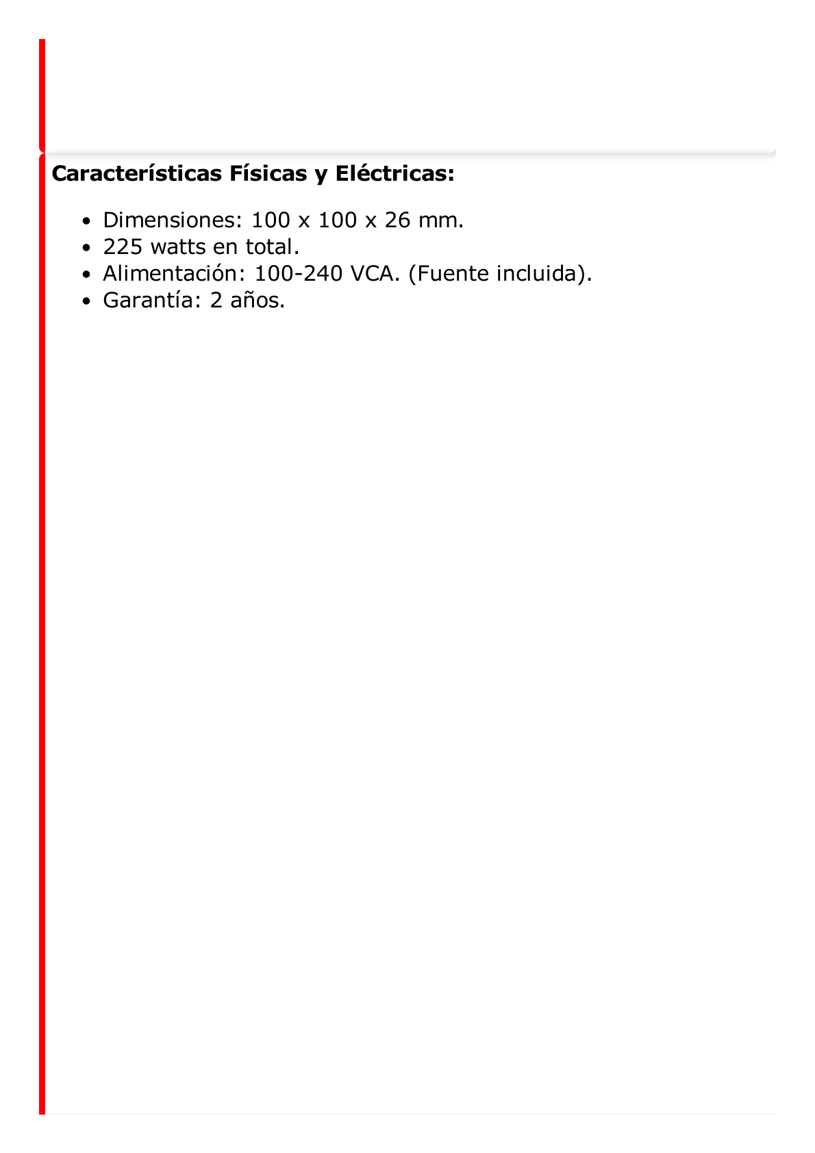 Switch PoE+ / No Administrable / 24 Puertos 100 Mbps PoE+ / 1 Puerto 1000 Mbps + 1 Puerto SFP Uplink / PoE hasta 250 Metros / 230 Watts