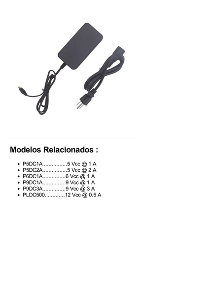 Fuente de Poder de 36 Vcc Regulada / 2 Amp / Voltaje de Entrada de 100 - 240 VCA