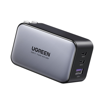 Cargador de 65W serie Nexode | 3 Puertos de Carga Rápida | 2 USB-C | 1 USB-A | Tecnología GaN II | Power Delivery 3.0 | Quick Charge 4.0 | Chip Confiable y Carga Inteligente | Optimiza la Experiencia de Carga | Carcasa Ignifuga