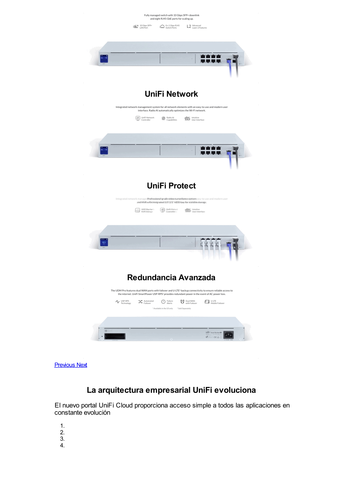 UniFi OS Console: Dream Machine Pro, con 1 puerto WAN Gigabit RJ45, 1 puerto WAN 10G SFP+ / 8 puertos LAN Gigabit RJ-45, y una bahía de HDD 3.5" (No incluye HDD), Integra todas las aplicaciones UniFi