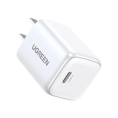 Cargador Mini de 30W serie Nexode | 1 USB-C de Carga Rápida | Tecnología GaN II | Power Delivery 3.0 | Quick Charge 4.0 | Carga Inteligente | Múltiple Protección  | Mayor Eficiencia Energética | Color Blanco.