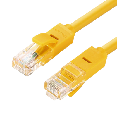 Cable UTP Ethernet Cat 6  Color Amarillo 5 Metros