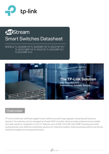 Switch TP-Link JetStream TL-SG2428P administrable L2/L2+ 24 puertos gigabit PoE 802.3at/af+ max. 250W con 4 puertos SFP gigabit