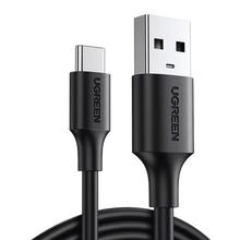 Cable USB-A a USB-C | 1 Metro | Carga y Sincronización de Datos | Carga Rápida 60W | Datos 5 Gbps | QC 3.0/2.0 | FPC | AFC | Protección Integrada | Duradero y Flexible| Caja ABS | Cubierta de TPE | Color Negro.