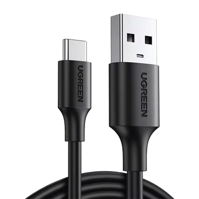 Cable USB-A a USB-C | 2 Metros | Carga y Sincronización de Datos | Carga Rápida 60W | Datos 5 Gbps | QC 3.0/2.0 | FPC | AFC | Protección Integrada | Duradero y Flexible| Caja ABS | Cubierta de TPE | Color Negro.