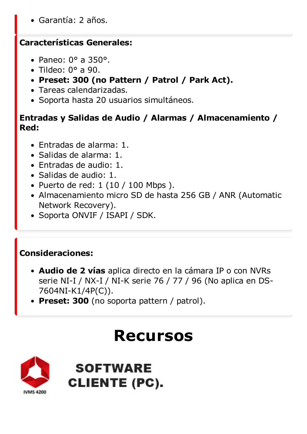 Domo PTZ IP 4 Megapixel / 4X Zoom Óptico / 50 mts IR EXIR / Luz Estroboscópica / Sirena Integrada / WDR 120 dB / PoE+ / IP66 / Ultra Baja Iluminación / Micrófono y Bocina Interconstruido / Micro SD