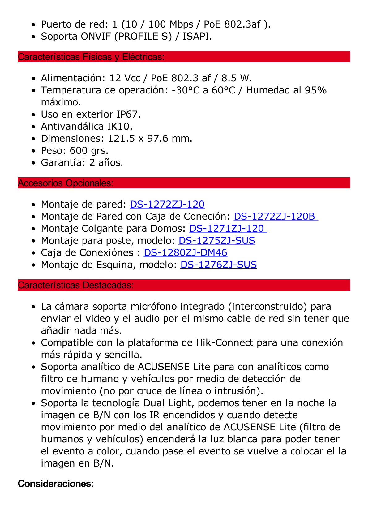 [Dual Light + 2 Micrófonos Integrados] Domo IP 2 Megapixel / Lente 2.8 mm / 30 mts Luz Blanca + 30 mts IR / ACUSENSE / Exterior IP67 / IK10 / WDR 120 dB / PoE / ONVIF / Micro SD / Metal / ACUSEARCH