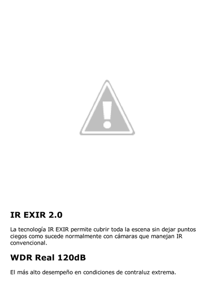 Domo IP 8 Megapixel / Lente Mot. 2.8 a 12 mm / 40 mts IR EXIR /Exterior IP67 / IK10 / WDR 120 dB / PoE / ACUSENSE (Evita Falsas Alarmas) / Entrada y Salida de Audio y Alarma / MicroSD / ONVIF / ACUSEARCH