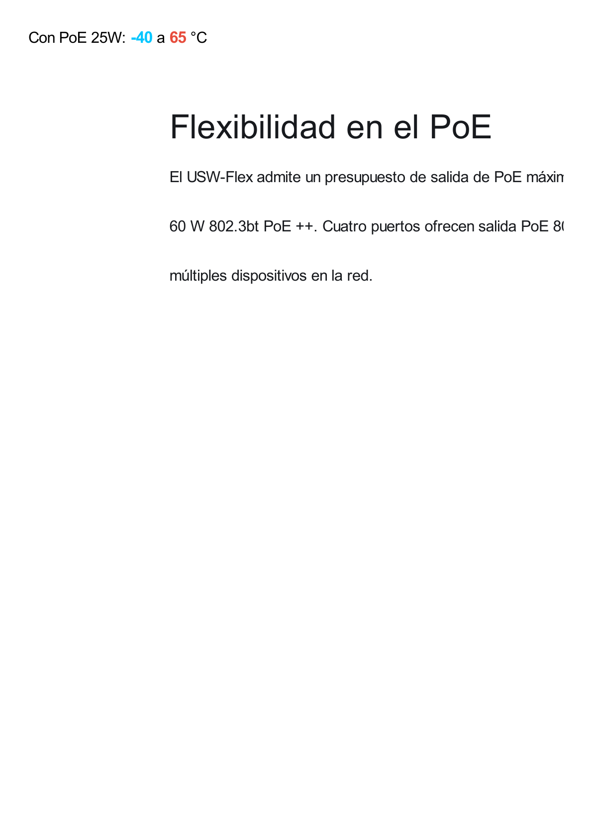 Switch UniFi FLEX de 5 puertos para semi-exterior IP55 (1 x PoE de entrada 802.3af/at/bt y 4 puertos PoE de salida 802.3af)