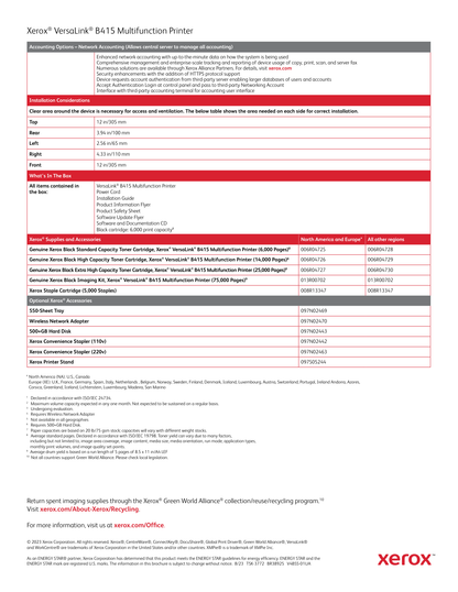 Multifuncional Xerox B415 DN láser monocromática Dúplex Ethernet USB 50ppm