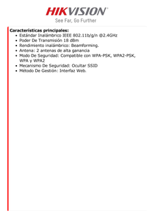 Router Inalámbrico WISP en Banda 2.4 GHz / Hasta 300 Mbps / 4 Puertos 10/100 Mbps /  2 Antenas Omnidireccional de 5 dBi / Interior