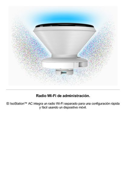 IsoStation airMAX AC hasta 450 Mbps, 5 GHz (5150 - 5875 MHz) con antena sectorial simétrica de 45 grados de 14 dBi, inmunidad al ruido mejorada