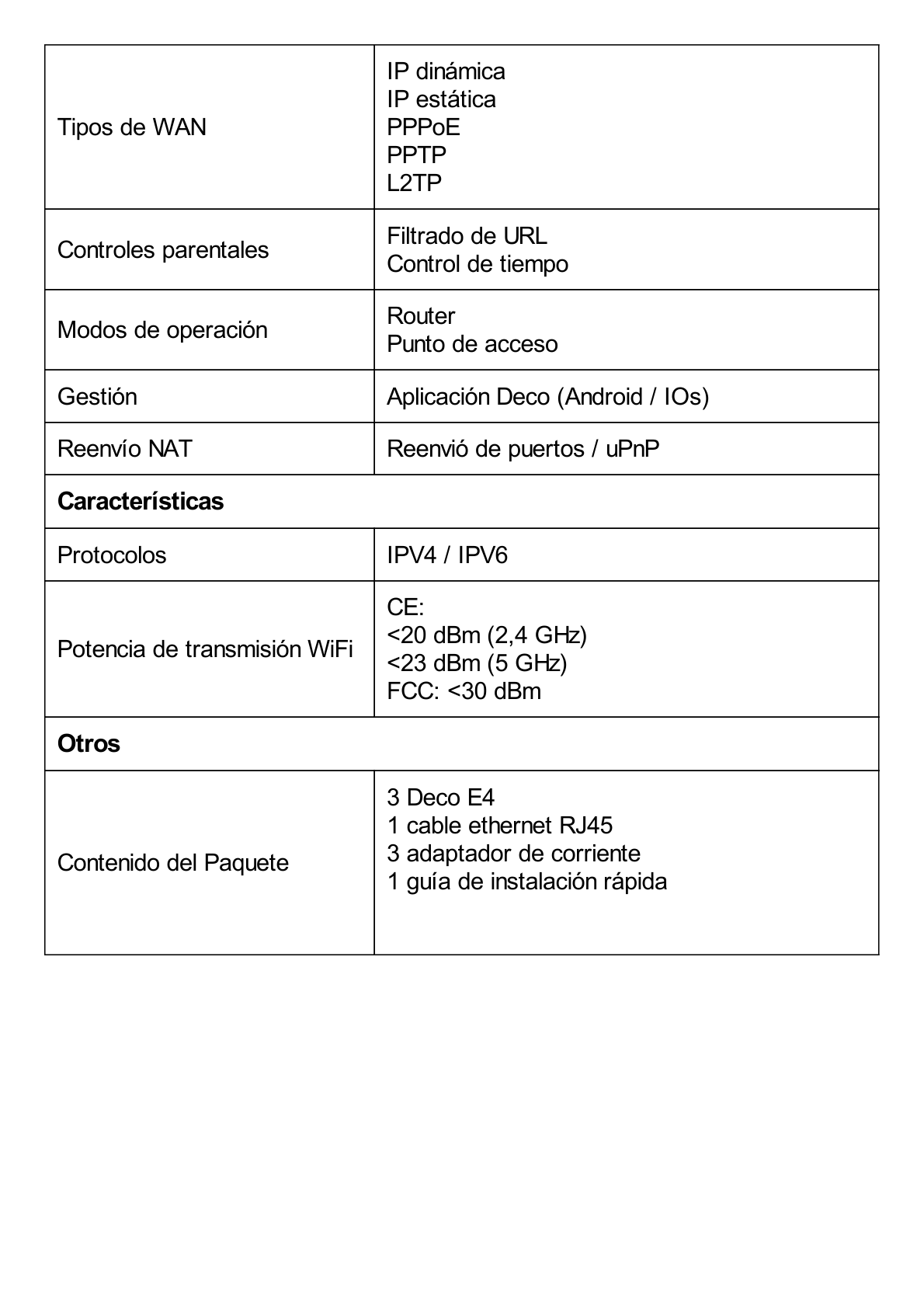 Kit de Router inalámbrico mesh Deco E4 para Hogar / Doble banda AC 1200  / 2 puertos 10/100 Mbps / Compatible con amazon alexa.