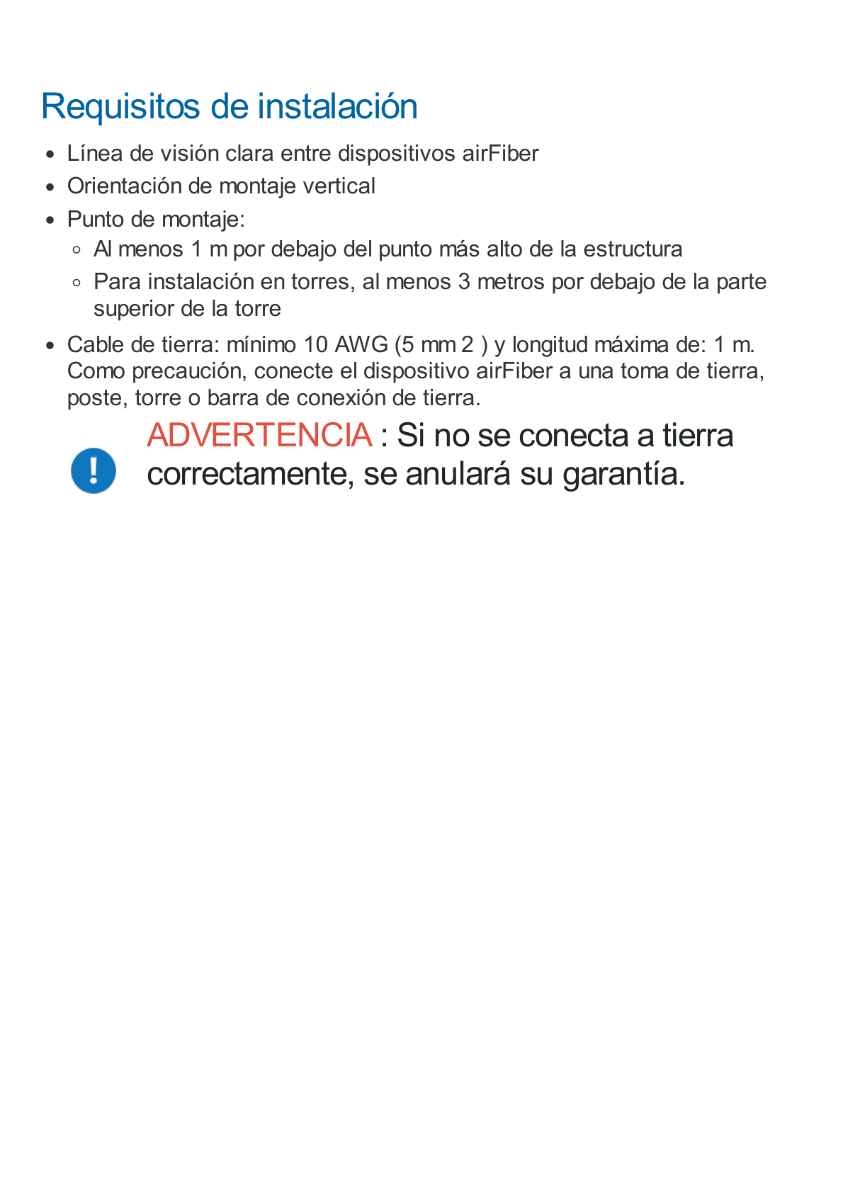 Radio de Backhaul de alta capacidad hasta 1.2 Gbps, banda licenciada 11 GHz (10.7-11.7 GHz), Incluye antena AF-11G35 y un duplexer banda baja AF-11-DUP-L