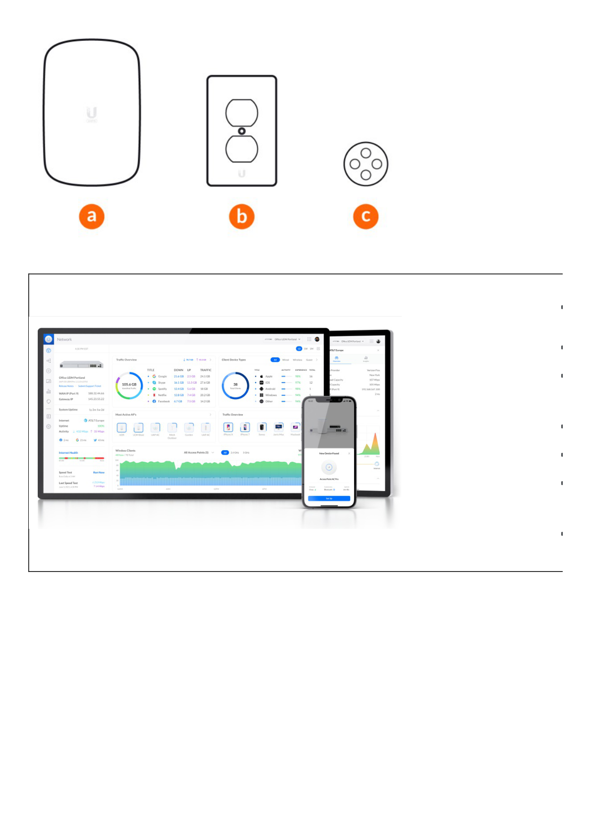 Extensor WiFi 6 UniFi, se conecta directo al tomacorriente, hasta 5.4 Gbps, repite SOLO WiFi de equipos UniFi.