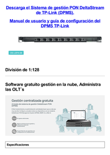 Tarjeta de Servicio 8 Puertos GPON para OLT DSP8000X2 / Spliteo de 1:128 / Conexión de Hasta 1024 Clientes / Distancias de Hasta 20 Km / Intercambio en caliente