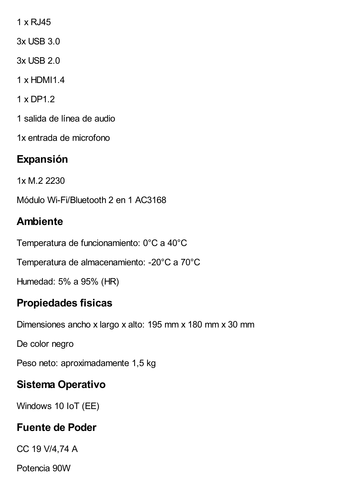 OPS I7-10700 para HUAWEI Ideahub B3 (65/75/86 pulgadas) DDR4 16GB, 512GB SSD, Windows 10 - IOT Entreprise SAC.