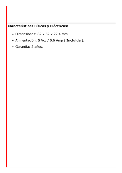 Switch No Administrable de 5 Puertos para Escritorio / Fast Ethernet  10 / 100 Mbps / Diseño Compacto y Estetico