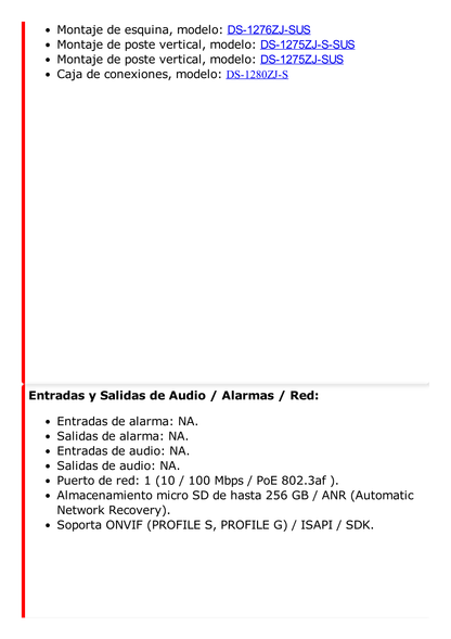 Bala IP 2 Megapixel / Lente 4 mm / 80 mts IR EXIR / ACUSENSE (Videoanaliticos en Humanos y Vehiculos) / Exterior IP67 / WDR 120 dB / PoE / ONVIF / MicroSD / ACUSEARCH