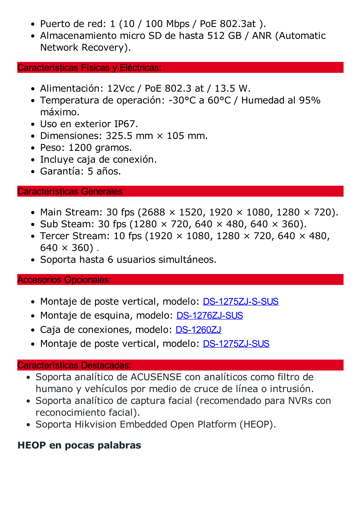 [ PROTECCIÓN ACTIVA ] Bala IP 4 Megapixel / Lente 4 mm / 60 mts IR / Exterior IP67 / Micrófono y Bocina Integrado (Audio de Dos Vías) / DARKFIGHTER / PoE+ / Luz Estroboscopica / ONVIF / Micro SD / 4 Analíticos