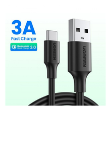 Cable USB-A 2.0 a USB-C | 1 Metro | Carga y Sincronización de Datos | Protección Integrada | Duradero y Flexible| Caja ABS | Cubierta de TPE | Color Negro.