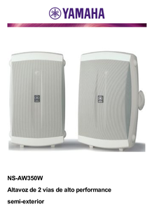 Altavoces de pared | Semi-Exterior | Woofer 6.5 in | Tweeter 1"| 6 ohms | Par | Color Blanco