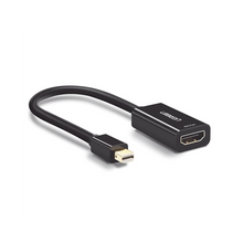 Convertidor Mini Display Port a HDMI / 4K@30Hz / Thunderbolt / Blindaje interno múltiple /  Carcasa ABS / Longitud de 25 cm