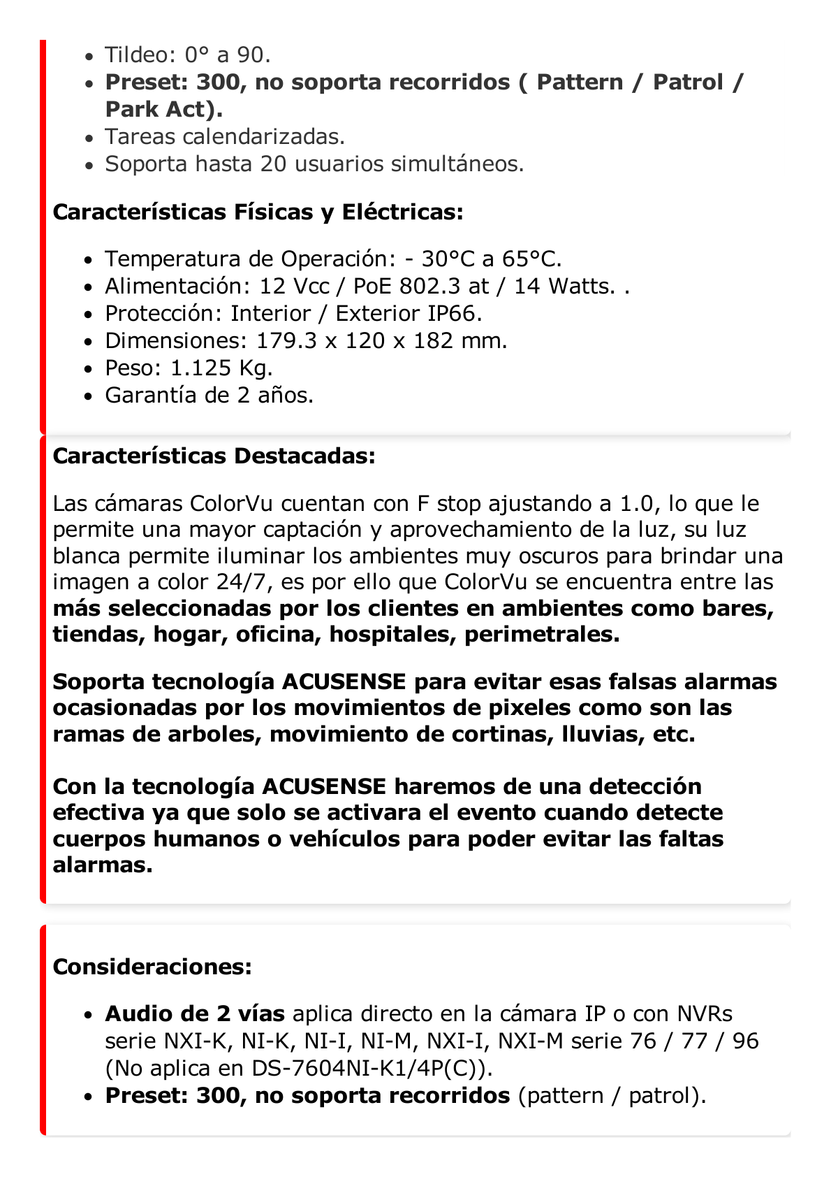 [ PROTECCIÓN ACTIVA ] Domo PT IP 4 Megapixel / Imagen a Color 24/7 / Lente 4 mm / Luz Blanca 30 mts / Exterior IP66 / ACUSENSE (Evita Falsas Alarmas) / PoE+ / Micrófono y Bocina Integrada / WDR 120 dB / MicroSD