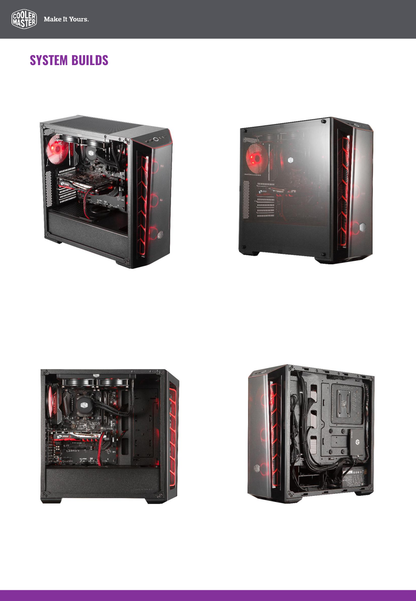 Gabinete Cooler Master MASTERBOX MB520  ATX/EATX/Micro ATX/Mini-ITX 3 Ventilladores ARGB