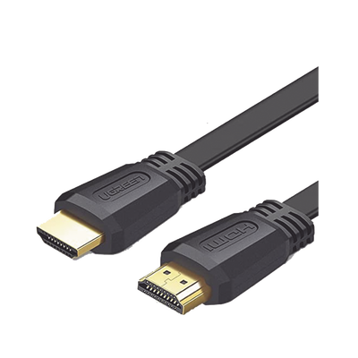 Cable HDMI 2.0 Plano de 1.5 m / 4K@60Hz / HDR / 3D / HEC (Canal Ethernet HDMI) / ARC (Canal de Retorno de Audio / Color Profundo de 48 bits / Audio de 32 canales / HDCP /Audio Dolby True HD 7.1 / 18 Gbps / Estañado y Triple Blindaje / Anti Interfer