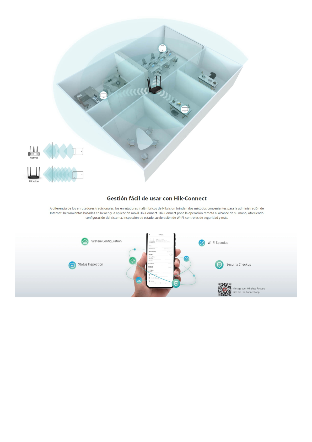 Router Inalámbrico / Wifi 6 / Hasta 1500 Mbps / Doble Banda AC (2.4 GHz y 5 GHz) / 4 Puertos 1000 Mbps /  4 Antenas Omnidireccional / Interior / Beamforming Optimizado