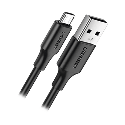 Cable USB-A a Micro USB | 1 Metro | Tecnología de Carga Rápida Qualcomm / QC 3.0/2.0 | Recarga hasta 18W | Transmisión de Datos hasta 480Mbps | Tecnología de Carga Segura | Hasta 5,000 Flexiones | ABS y PVC de Alta Duraci&o