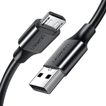 Cable USB-A a Micro USB | 2 Metros | Tecnología de Carga Rápida Qualcomm / QC 3.0/2.0 | Recarga hasta 18W | Transmisión de Datos hasta 480Mbps | Tecnología de Carga Segura | Hasta 5,000 Flexiones | ABS y PVC de Alta Duraci&