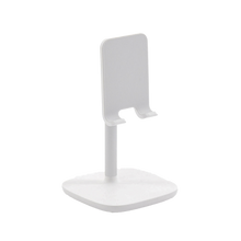 Soporte para Telefono Celular & Tablet / Ajustable de 5° a 45° / Base Antideslizante / Proteccion de Silicona / ABS / Amplia Compatibilidad con dispositivos de 4'' a 7.9'' / Color Blanco