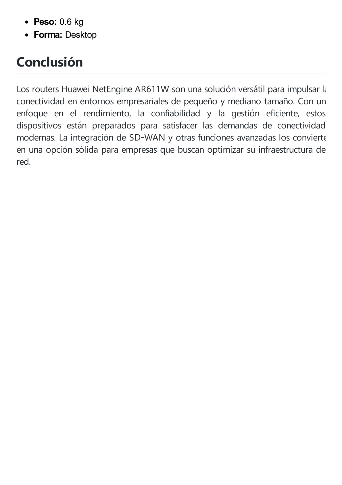 Router Huawei NetEngine para Pequeñas Empresas / Soporta SD-WAN, Balanceo de Cargas/Failover, Seguridad y Wi-Fi Doble Banda MIMO 2x2