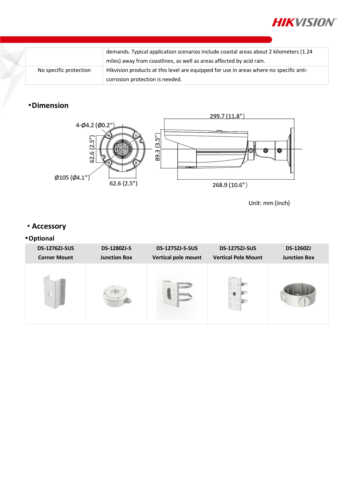 Camara Hikvison Ip Bullet 4 Mpx Lente 4mm IR de 80mts Exterior DS-2CD2T43G2-4I wdr 120 db Poe