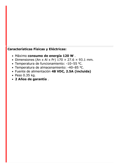 Switch Monitoreable PoE+ / 8 puertos 100 Mbps PoE+ / 1 puerto 1000 Mbps de Uplink / PoE hasta 300 Metros / Conexión Remota desde Hik-ParnerPro / 110 W