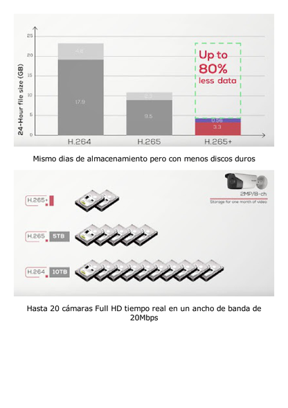 Domo IP 2 Megapixel / Lente 2.8 mm / 30 mts IR EXIR / Exterior IP67 / IK10 /  WDR 120 dB / PoE / ACUSENSE (Evita Falsas Alarmas) / ONVIF / MicroSD