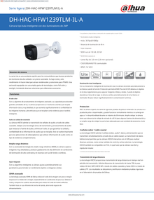 Camara Dahua DH-HAC-HFW1239TLMN-IL-A bullet full color 2 mpx lente 2.8mm IR 40 m metal exterior  107 gds apertura iluminador IP67