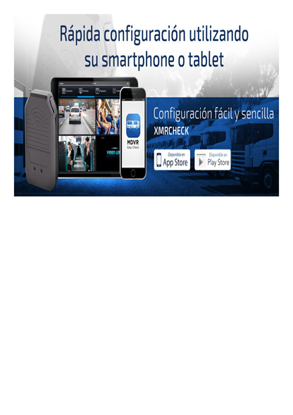 Dispositivo para gestión de configuración compatible con solución de vídeovigilancia móvil XMR
