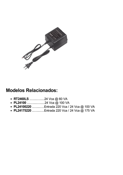 Transformador 24 Vca 70 VA