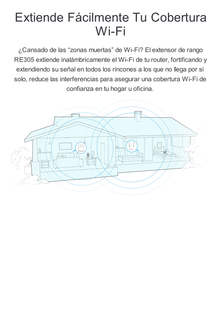 Repetidor / Extensor de Cobertura WiFi AC, 1200 Mbps, doble banda 2.4 GHz y 5 GHz, con 1 puerto 10/100 Mbps, con 2 antenas externas