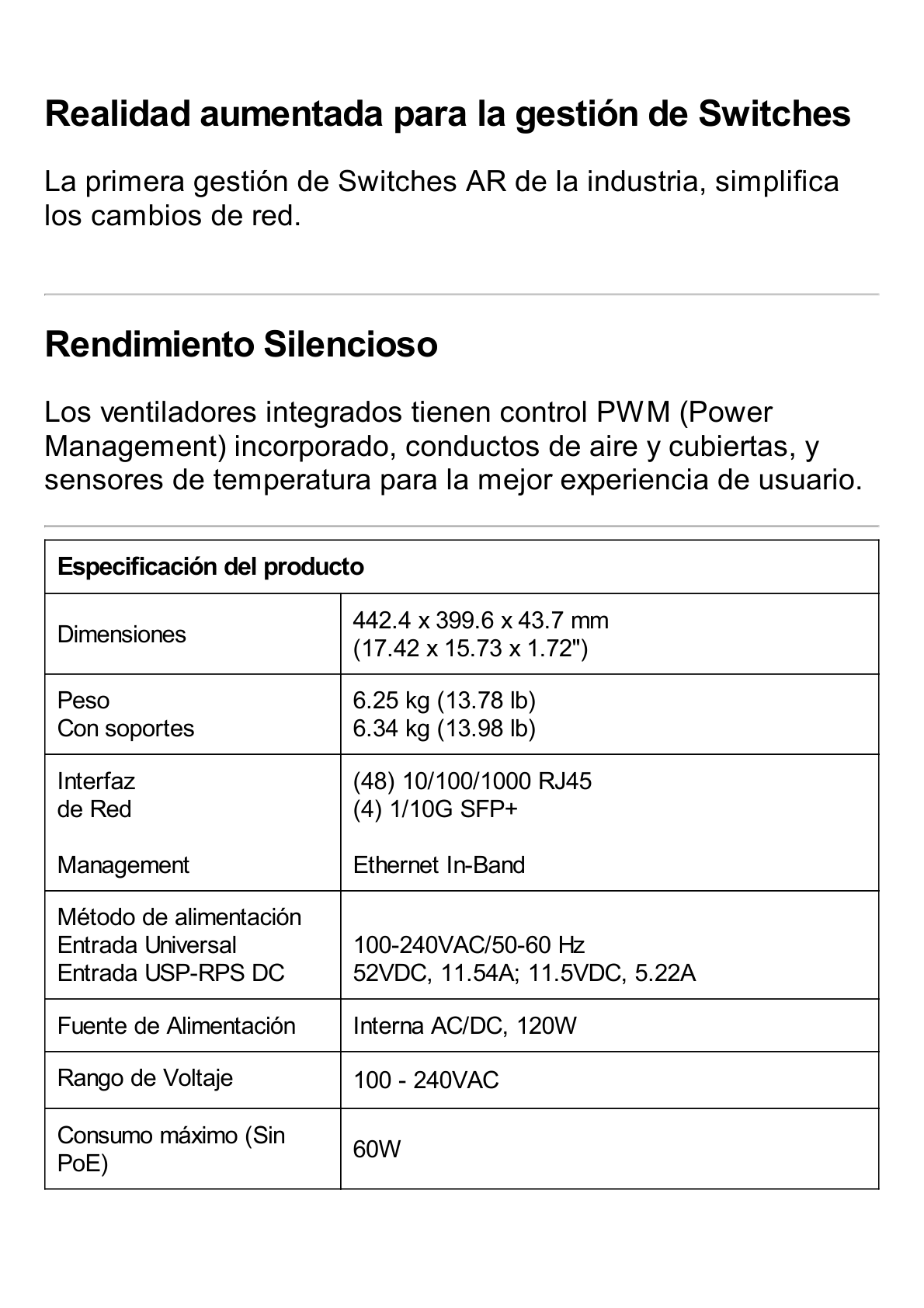 UniFi Switch USW-Pro-48-POE Gen2, Capa 3 de 48 puertos PoE 802.3at/bt + 4 puertos 1/10G SFP+, 600W, pantalla informativa