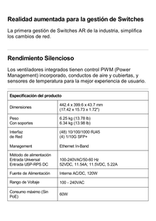 UniFi Switch USW-Pro-48-POE Gen2, Capa 3 de 48 puertos PoE 802.3at/bt + 4 puertos 1/10G SFP+, 600W, pantalla informativa