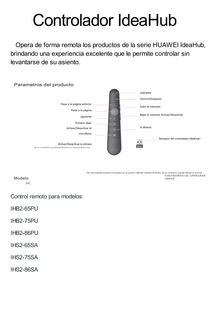 Control remoto de micrófono, cámara, altavoces y más para HUAWEI IdeaHub (65/75/86 pulgadas),